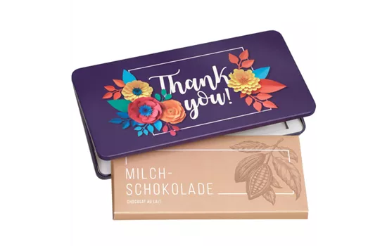 Milchschokolade von Munz 'Thank you'